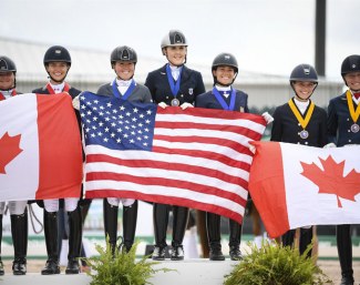 Team USA wins the Under 25 FEI Nations Cup at the 2019 CDIO Wellington :: Photo © Taylor Pence