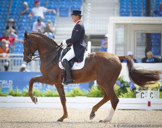 Emile Faurie and Dono di Maggio at the 2018 World Equestrian Games :: Photo © Astrid Appels