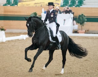 Victoria Max-Theurer and Fackeltanz at the 2019 CDI Ebreichsdorf :: Photo © Michael Rzepa
