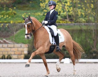 Frederike Feldhaus and Delray at the 2019 Preis der Besten Qualifier in Kronberg :: Photo © Mirka Nilkens