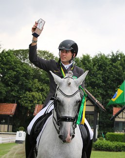 Joao Victor Oliva and Biso das Lezirias win the small tour at the 2019 CDI Sao Paulo, which serves as first out four Brazilian team Pan Am qualifiers :: Photo © SHP
