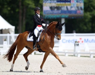 Danish Cathrine Dufour and Atterupgaards Cassidy won the 5* tour at the CDIO Compiègne in 2018 :: Photo © Astrid Appels