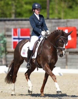 Steffi Tomlinson on Vivassa at the 2019 CDI Sint-Truiden :: Photo © Astrid Appels