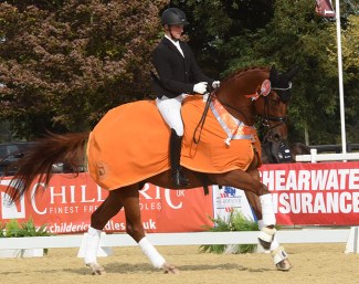 Fidelius in the lap of honour as 2018 British National Champion