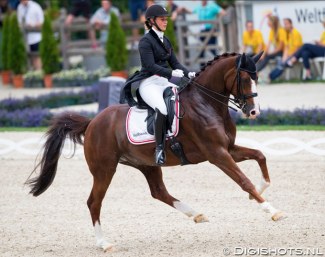 Anna Kasprzak and Quarton at the 2017 CDIO Aachen :: Photo © Digishots