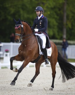 Nick Wagman and Don John representing team U.S.A. at the 2019 CDIO Compiegne in France :: Photo © Astrid Appels