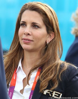 Princess Haya Bint al Hussein at the 2012 Olympic Games in London :: Photo © Astrid Appels