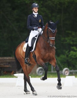 Belgian junior Karoline Vestergaard on Junior Hit at the 2019 CDIO Compiègne :: Photo © Astrid Appels