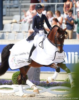 Laura Graves and Verdades beat the world's best twice: in 2017 and 2018 at the CDIO Aachen :: Photo © Astrid Appels