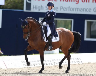 Charlotte Haid-Bondergaard and Roberto des Frettes at the 2019 CDI Hagen :: Photo © Astrid Appels