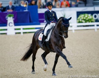 Kasey Perry-Glass and Gorklintgaards Dublet at their last show, the 2019 World Cup Finals in Gothenburg :: Photo © Dirk Caremans