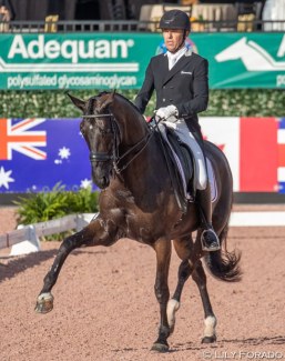 Guenter Seidel and Equirelle W at the 2020 CDI-W Wellington :: Photo © Lily Forado