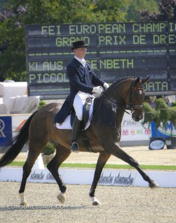 Klaus Husenbeth and Piccolino at the 2005 European Dressage Championships in Hagen :: Photo © Astrid Appels