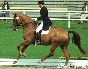 Harry Boldt and Woyzeck at the 1977 European Championships :: Photo © Elisabeth Weiland