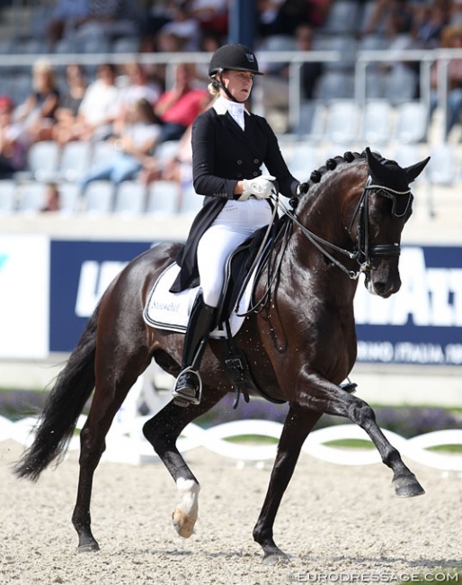 Denise Nekeman and Boston at the 2017 CDIO-U25 Aachen :: Photo © Astrid Appels