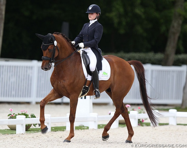 Virginie Gauthier and Dickens at the 2017 CDIO Compiegne :: Photo © Astrid Appels