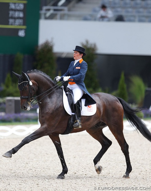 Jeannette Haazen and Dabanos d'O4 at the 2017 CDIO Aachen :: Photo © Astrid Appels