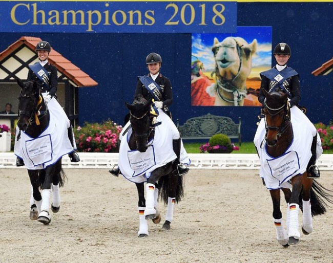 Welschof, Westendarp, Rothenberger Win Young Riders Nations' Cup at the 2018 Future Champions :: Photo © Ruchel