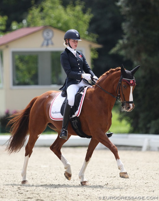 Frederikke Gram Jacobsen and Gee Gee at the 2018 CDIO-PJYR Hagen :: Photo © Astrid Appels