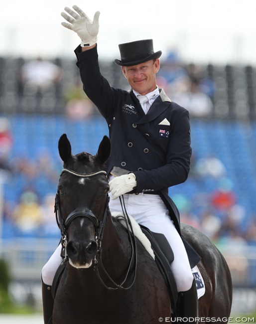 Brett Parbery and DP Weltmieser at the 2018 World Equestrian Games :: Photo © Astrid Appels
