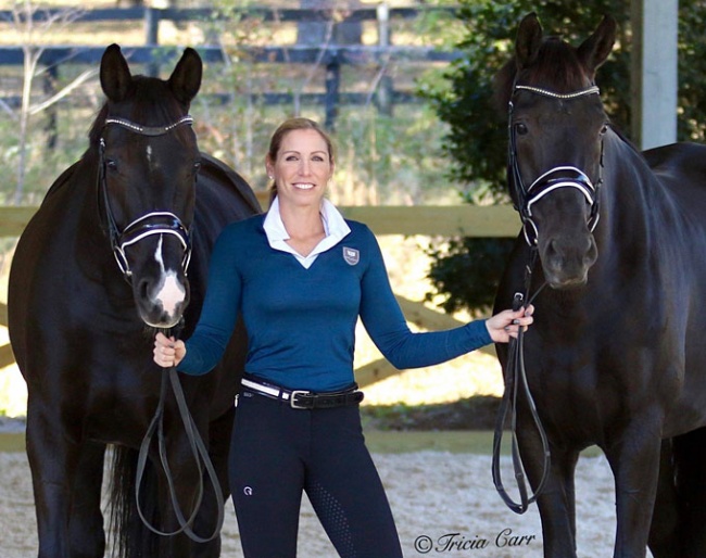 Justine Wilson with Sierranova and Erludine DVB :: Photo © Tricia Carr