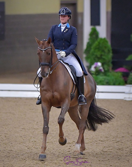 Hannah Hewitt and Fidens claimed the Intermediate I Adult Amateur Championship :: Photo © Susan J. Stickle