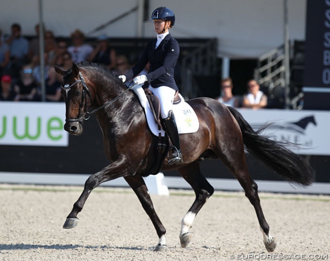 Shizeido GJ at the 2018 World Championships for Young Dressage Horses :: Photo © Astrid Appels