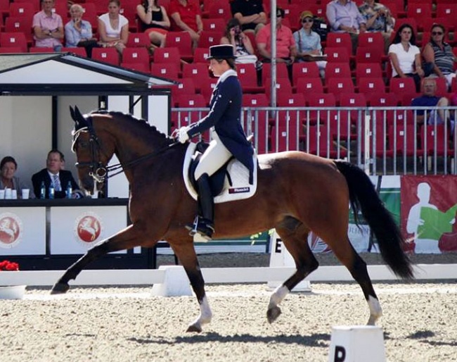 Christina Boos and Remondini at the 2013 CDN Munster Turnier der Sieger :: Photo © C. Keizers