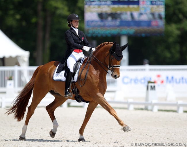 Danish Cathrine Dufour and Atterupgaards Cassidy won the 5* tour at the CDIO Compiègne in 2018 :: Photo © Astrid Appels