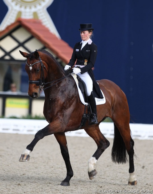 Helen Langehanenberg and Vayron in the Nurnberger Burgpokal class at the 2019 CDI Hagen :: Photo © Astrid Appels