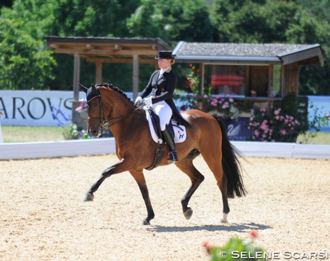 Isabell Werth and Don Johnson at the 2019 CDI Fritzens :: Photo © Selene Scarsi