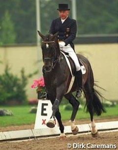 Reiner Klimke and Biotop at the 1995 CDIO Aachen :: Photo © Dirk Caremans