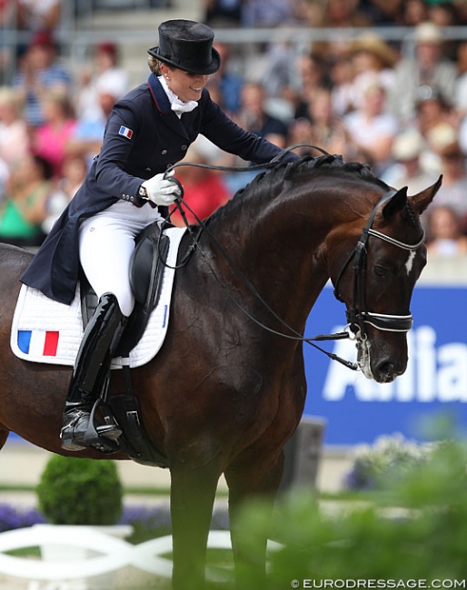 Morgan Barbançon Mestre and Sir Donnerhall II at the 2019 CDIO Aachen :: Photo © Astrid Appels