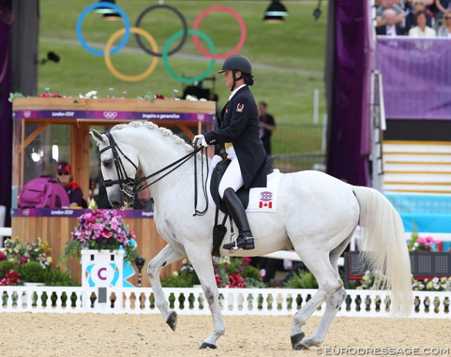 Jacqueline Brooks and D Niro at the 2012 Olympic Games in London :: Photo © Astrid Appels