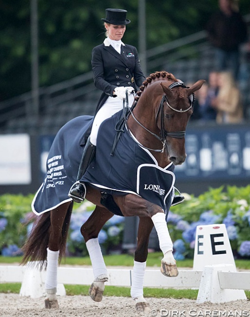 Isabel Freese and Vitalis at the CDI Ermelo in 2016 :: Photo © Dirk Caremans