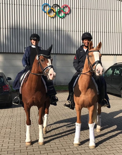 Selected in Warendorf for the 2019 German Developing Pony Riders Championships: Jette Brünjes on Nanchos Naseweis and Joshua Dietze on Monte