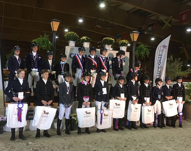 All the podium placegetters of the 2019 French Youth Riders Championships in Le Mans