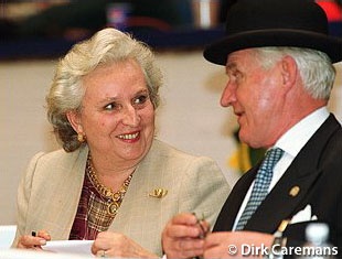 Dona Pilar de Borbon and judge Eric Lette :: Photo © Dirk Caremans