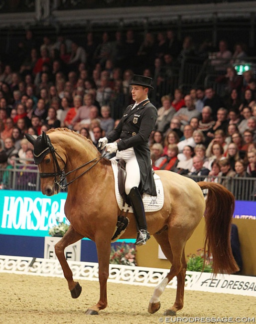 Frederic Wandres and Duke of Britain at the 2019 CDI-W London :: Photo © Astrid Appels