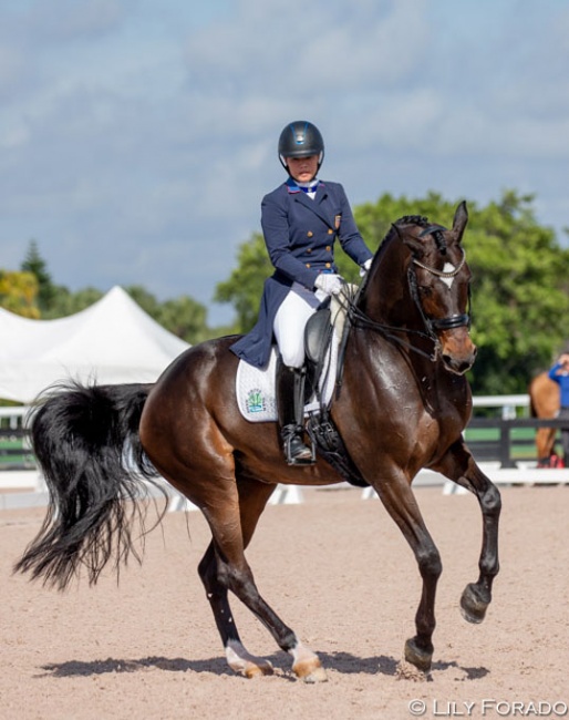 Natalie Pai and Utopie d'Ouilly at the 2020 CDN Wellington :: Photo © Lily Forado