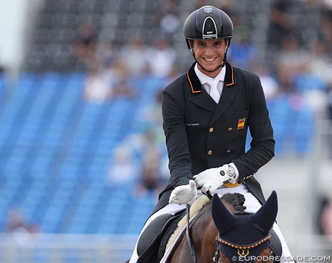 Juan Matute Guimon at the 2018 World Equestrian Games :: Photo © Astrid Appels