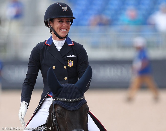 Kasey Perry-Glass at the 2018 World Equestrian Games :: Photo © Astrid Appels