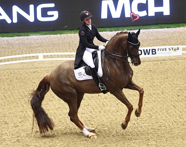 Cathrine Dufour and Bohemian at the 2020 CDI 5* Herning :: Photo © Ridehesten