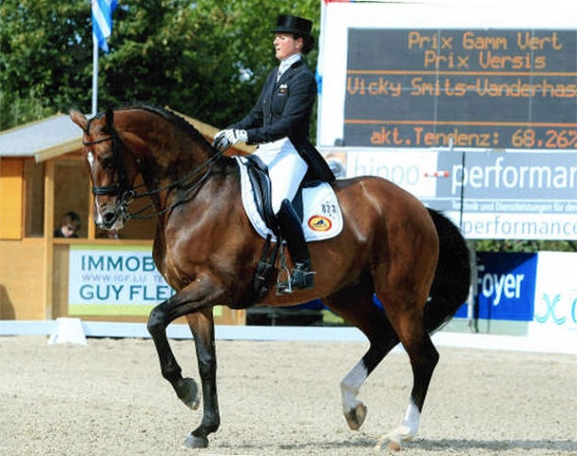 Vicky Smits and Daianira van de Helle at the 2009 CDI Strassen