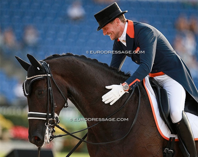 Edward Gal and Undercover at the 2015 European Championships where they were instrumental in Team Holland winning gold :: Photo © Astrid Appels