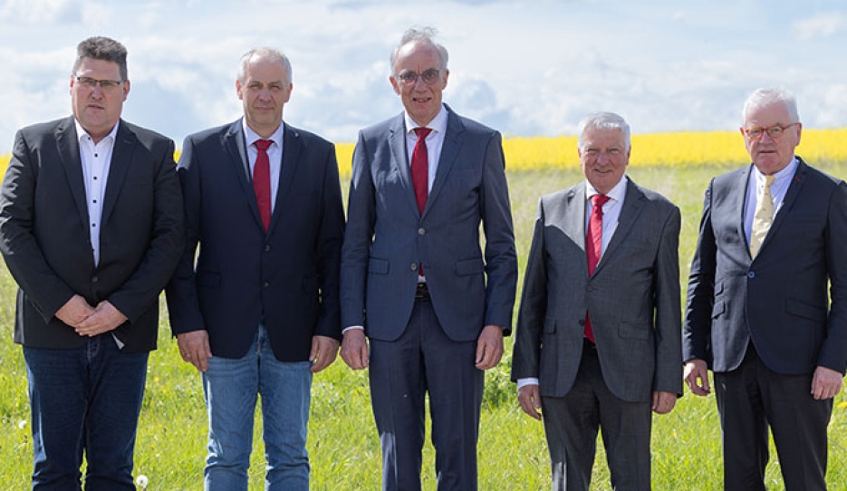 Lars Derlin, Christian Röhl, Dr. Norbert Camp, Dr. Hans-Peter Karp, and Josef Kirchbeck