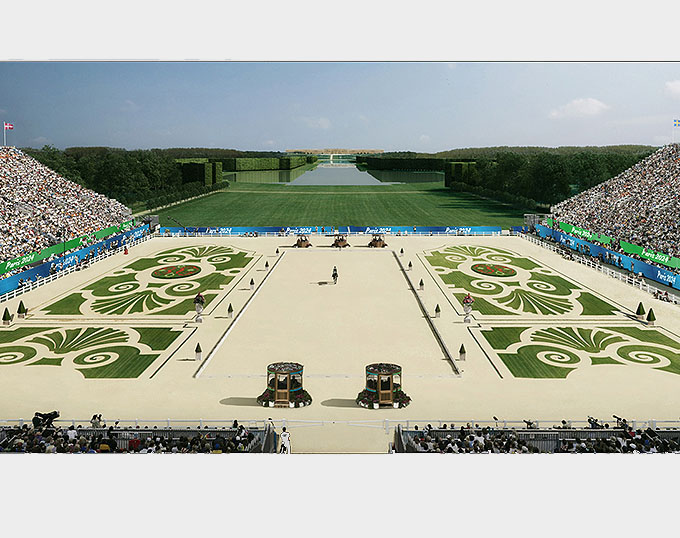 olympic horse jumping arena