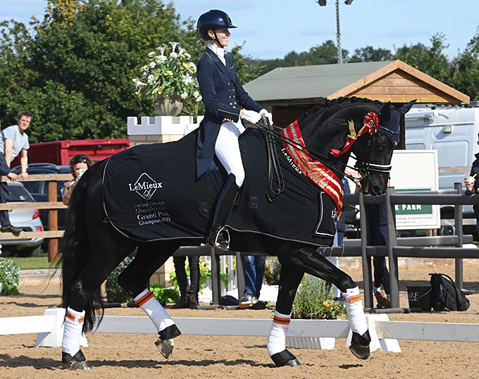 German Kathleen Kröncke Wins Grand Prix Title at 2022 British Dressage