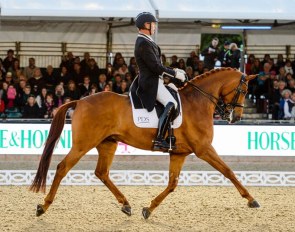 Carl Hester and Barolo at the 2017 Royal Windsor Horse Show