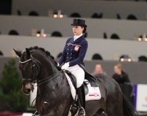 Beata Stremler and Rubicon D at the 2014 CDI-W 's Hertogenbosch :: Photo © Astrid Appels